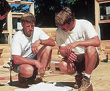 Log Home Construction Crew