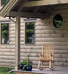 Square Timber Porch Post