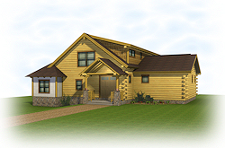 Custom Design Log Home